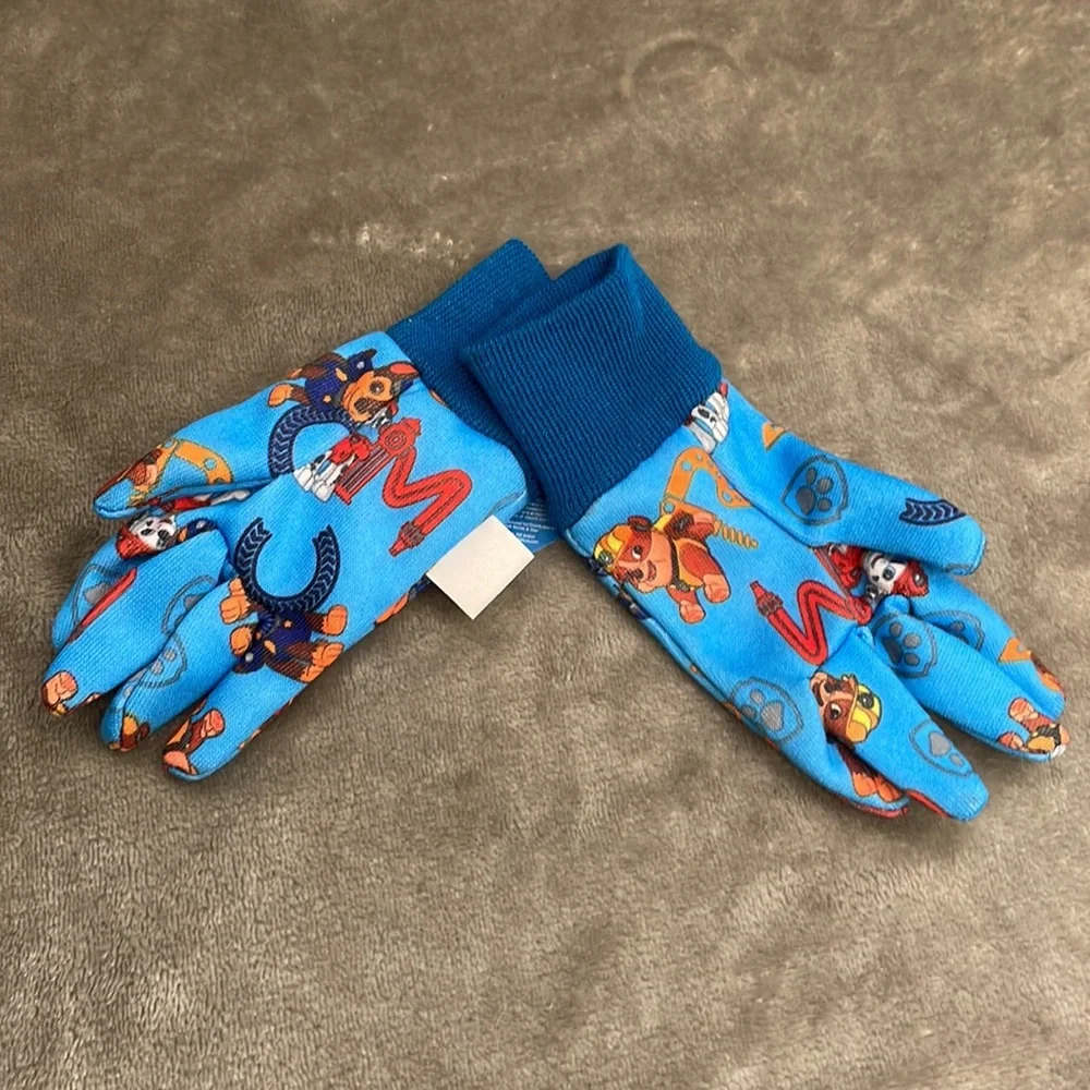 NWT NICKELODEON PAW PATROL Jersey Gloves Blue TODDLER  100% Polyester
